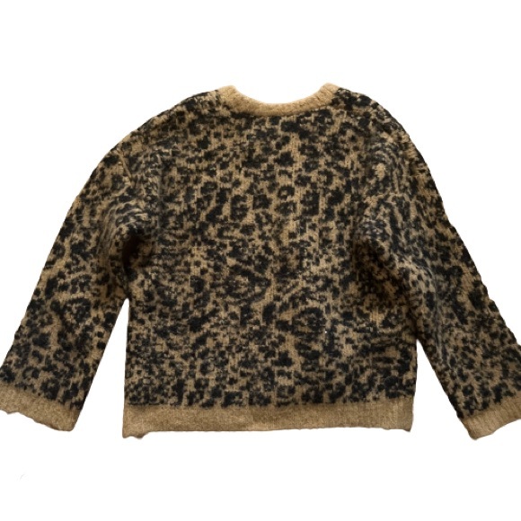Madewell Crewneck Pullover Sweater in Leopard - Picture 6 of 7